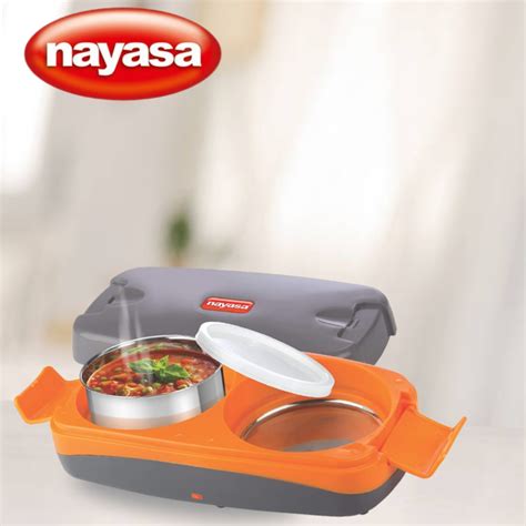 nayasa stainless steel lunch box set|nayasa electric lunch box.